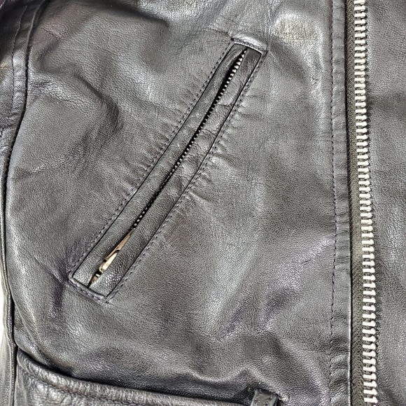 American Armor Men's Leather Jacket Size Small - Picture 7 of 8